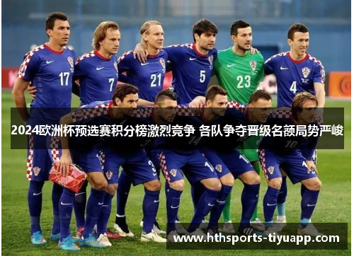 2024欧洲杯预选赛积分榜激烈竞争 各队争夺晋级名额局势严峻